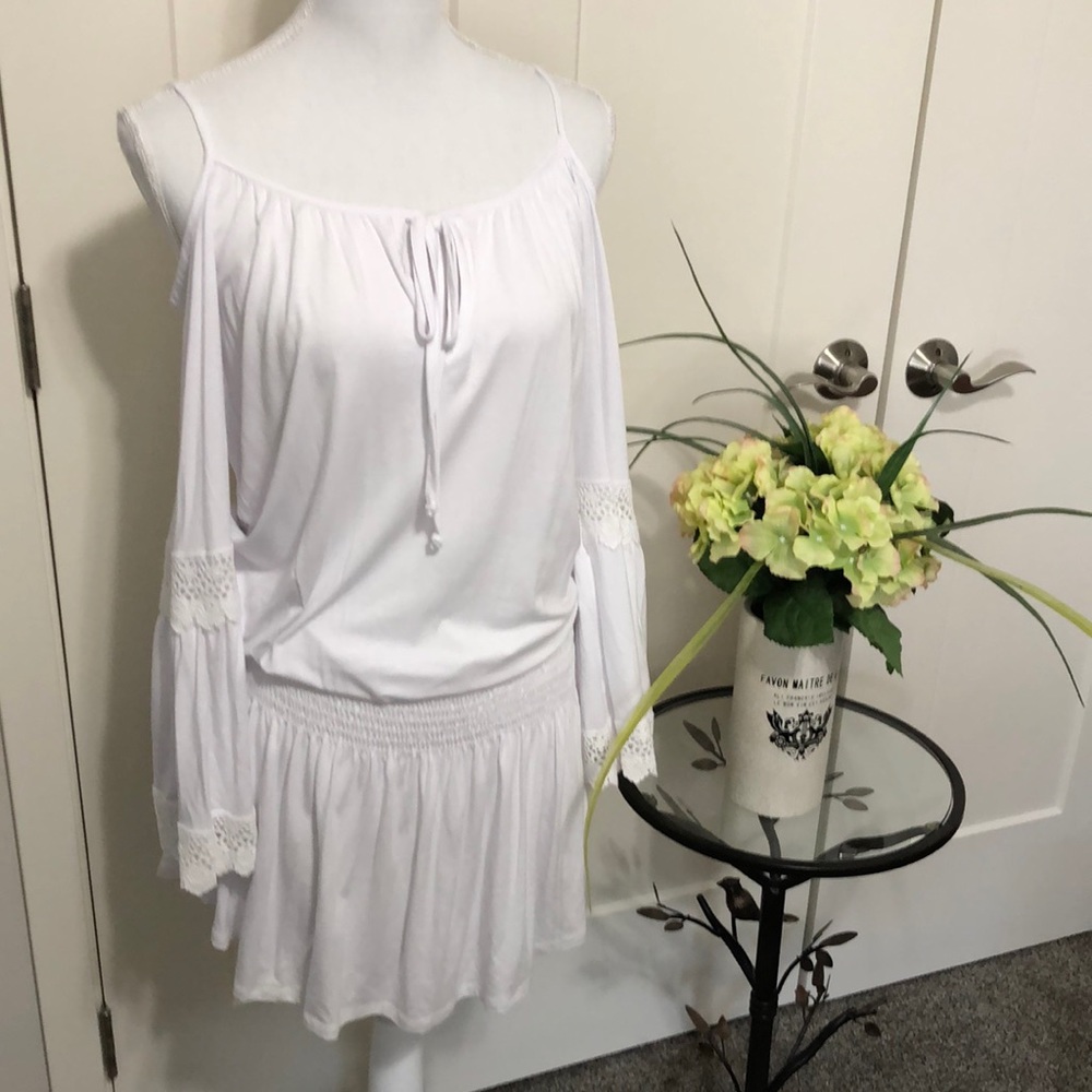 NWT Made In USA White VaVa dress Size S
